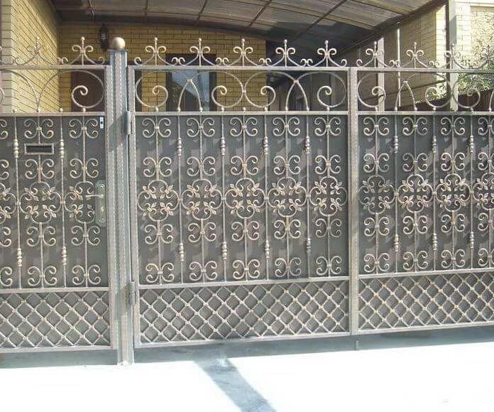 Фото Ворота кованые КВ-5