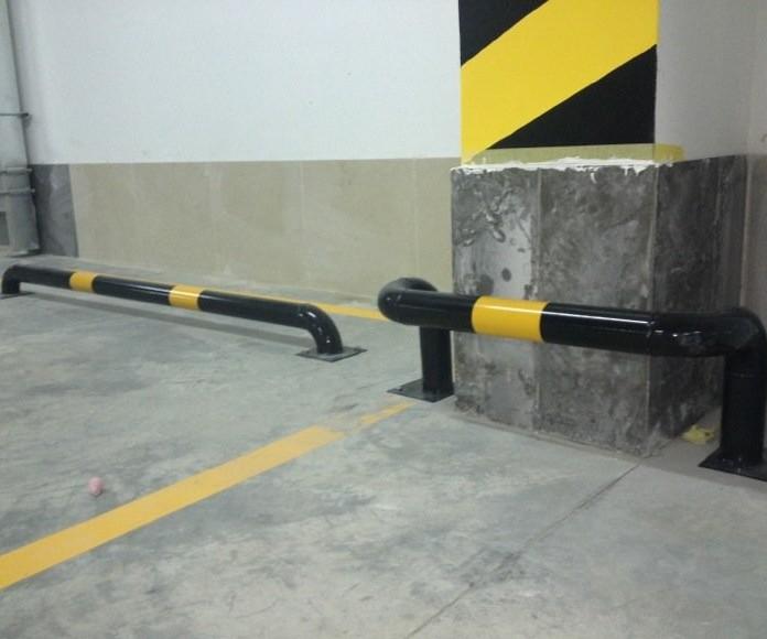 Фото Парковочные колесоотбойники