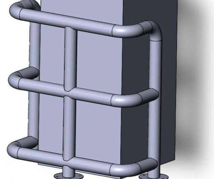Фото Колесоотбойник для колонны