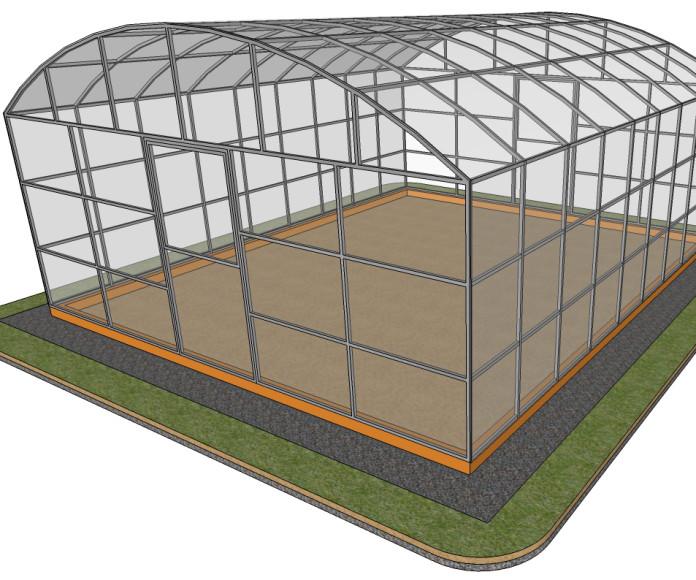 Фото Проект промышленной теплицы