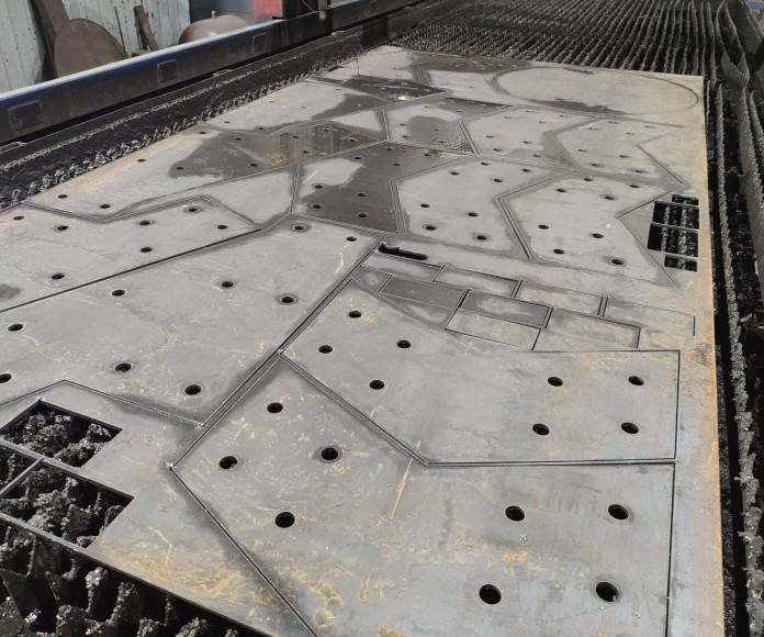 Фото Одна из бесчисленных наших программ плазменной резки (лист t=8 мм)