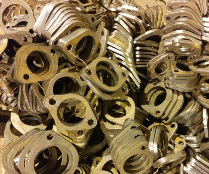 Фото Фланцы для глушителей из листа t=8 мм