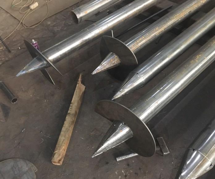 Фото Собранный наконечник сваи