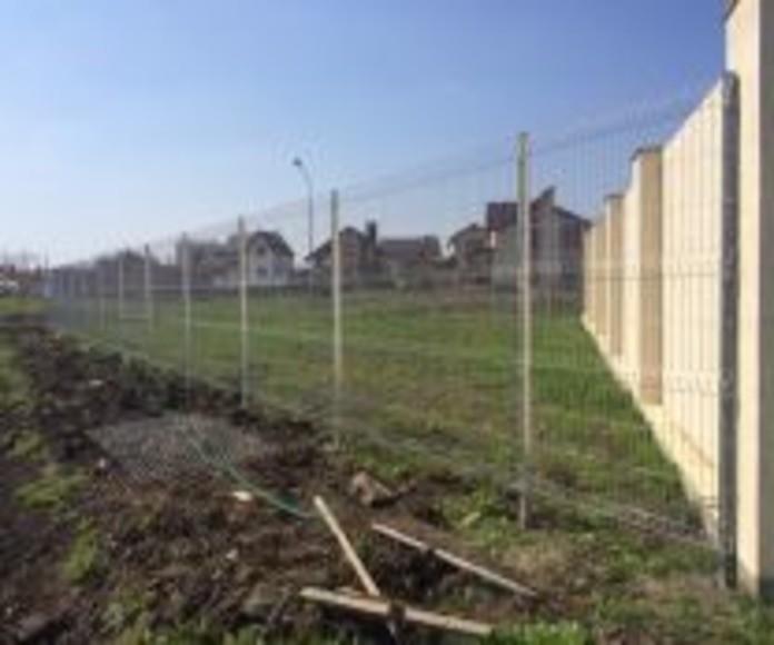 Фото Забор из сварной сетки 3d белый