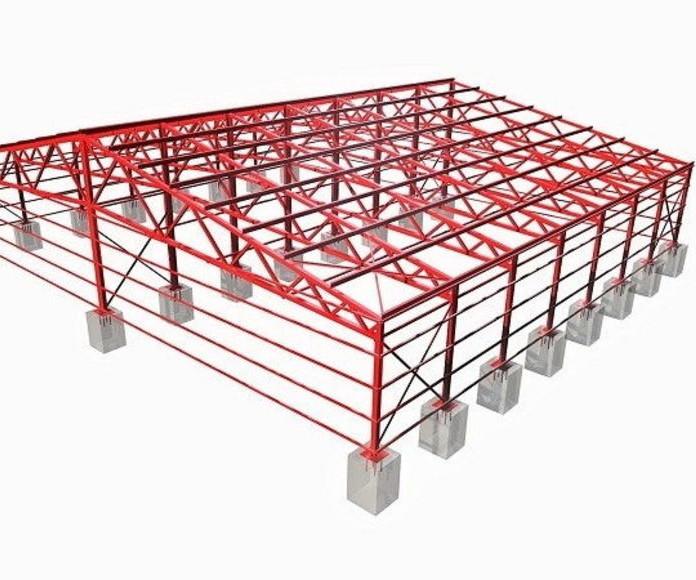 Фото Каркас ангара из сэндвич-панелей 35х24х6,5 м