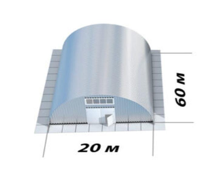 Фото Зернохранилище 20х60 м