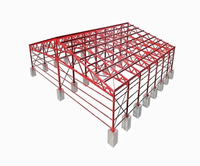 Фото Каркас ангара из сэндвич-панелей 30х18х6,5 м