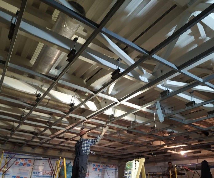 Фото Металлокаркас потолка