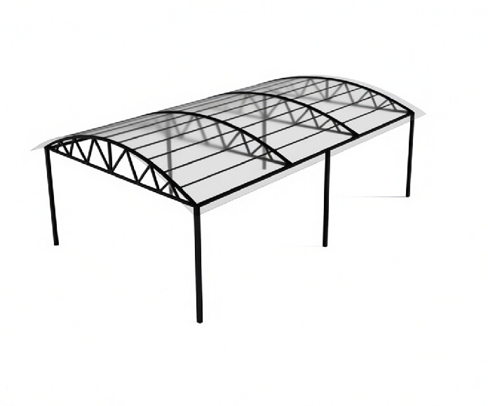 Арочный навес 6х7м для автомобиля