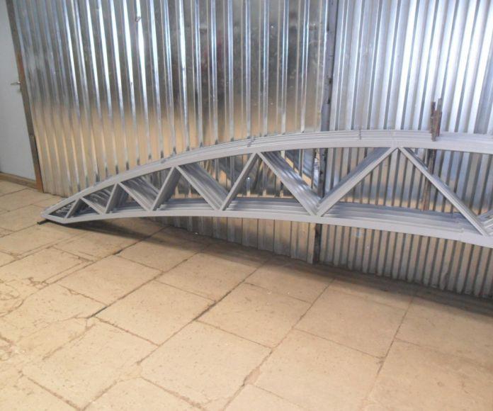 Фото Фермы из вальцованной трубы