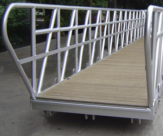 Фото Речной помост из нержавейки