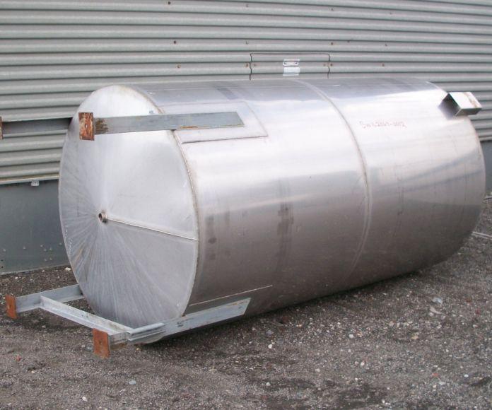 Фото Вертикальная одностенная емкость из нержавейки