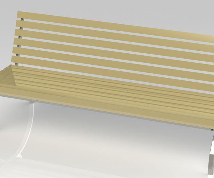 Фото Скамейка сварная