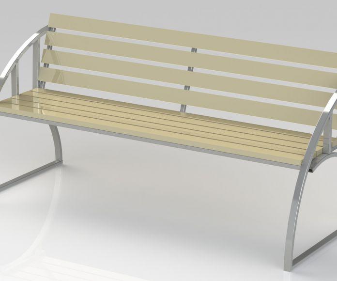 Фото Скамейка сварная