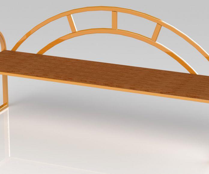 Фото Скамейка сварная