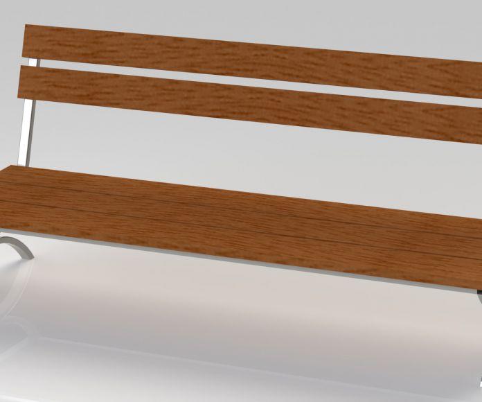 Фото Скамейка сварная