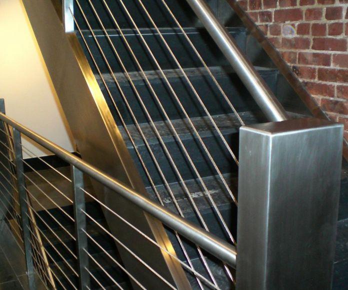 Фото Перила с тросами