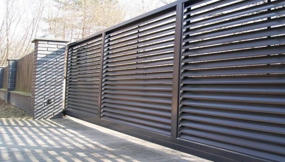 Заборы жалюзи