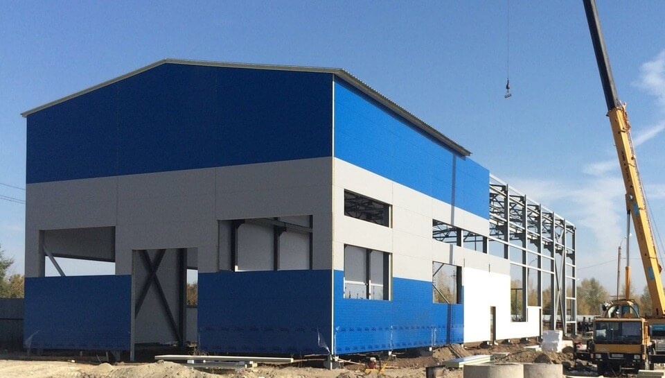 Строительство ангаров из панелей