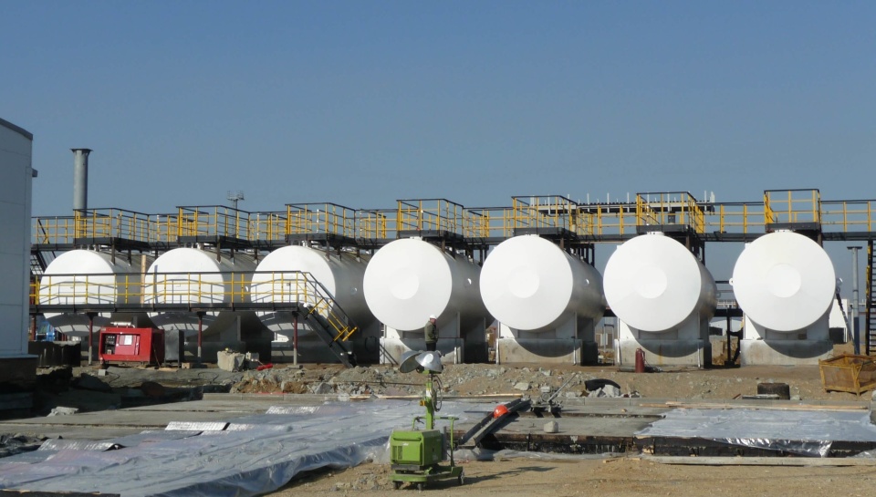 Строительство склада ГСМ