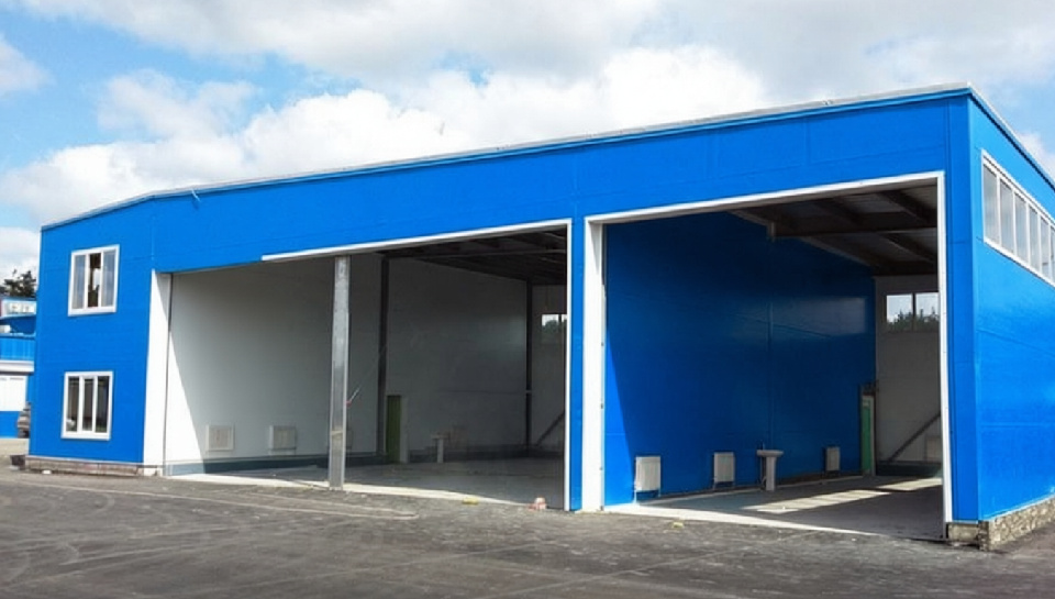 Автомойка из металлоконструкций