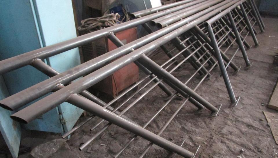 Перила из круглой трубы