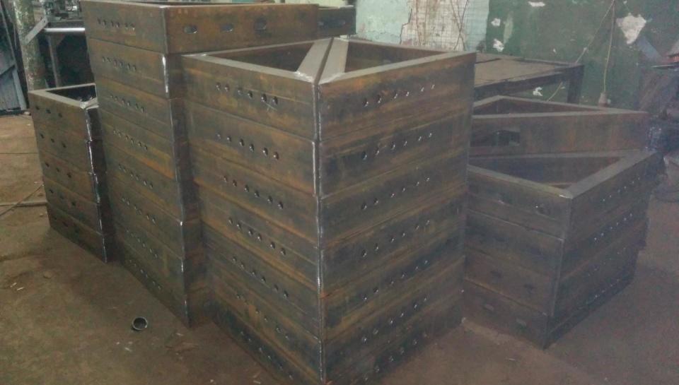 Опорные рамы из швеллера