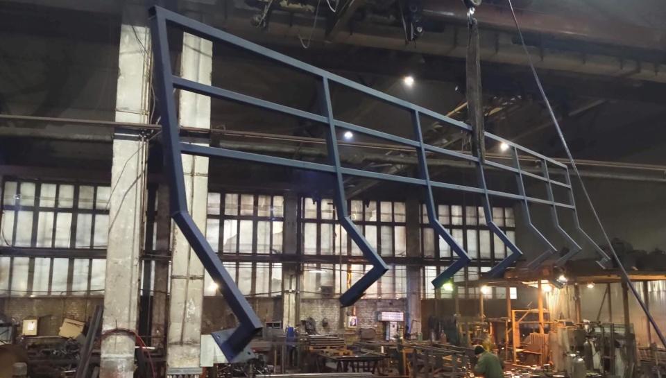 Ограждения кровли из трубы