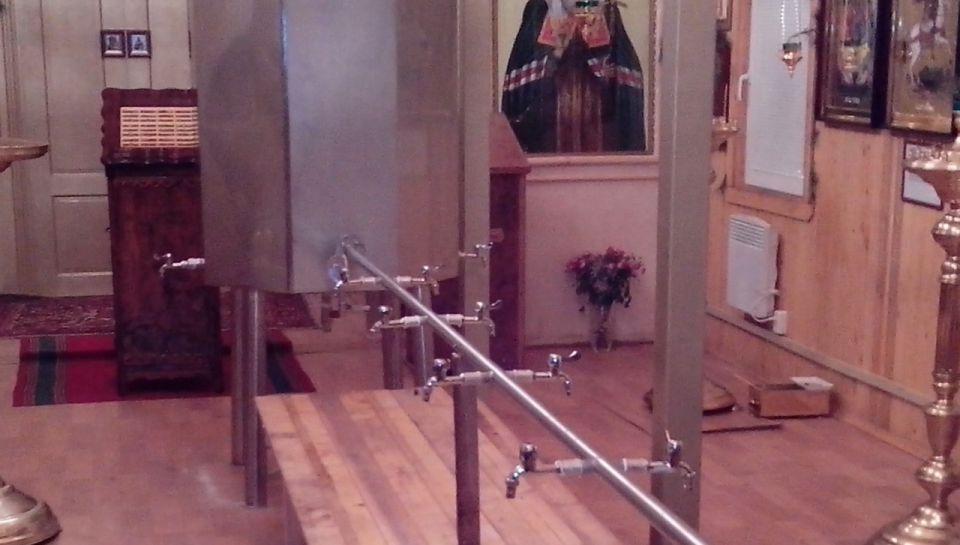 Нержавеющий бак для храма