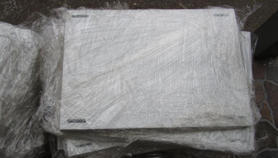 Стальные таблички в порошке