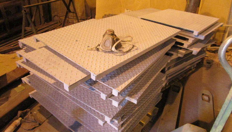 Щиты из рифленого листа